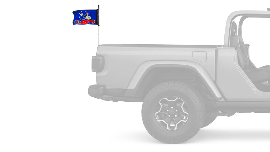 New York Giants 11"x17" Forever Wave Flag for Jeep Wrangler LJ 2003-2006