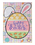 Gingham Easter 2 Sided Garden Flag