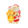 Enamel Santa Claus Pin Brooch