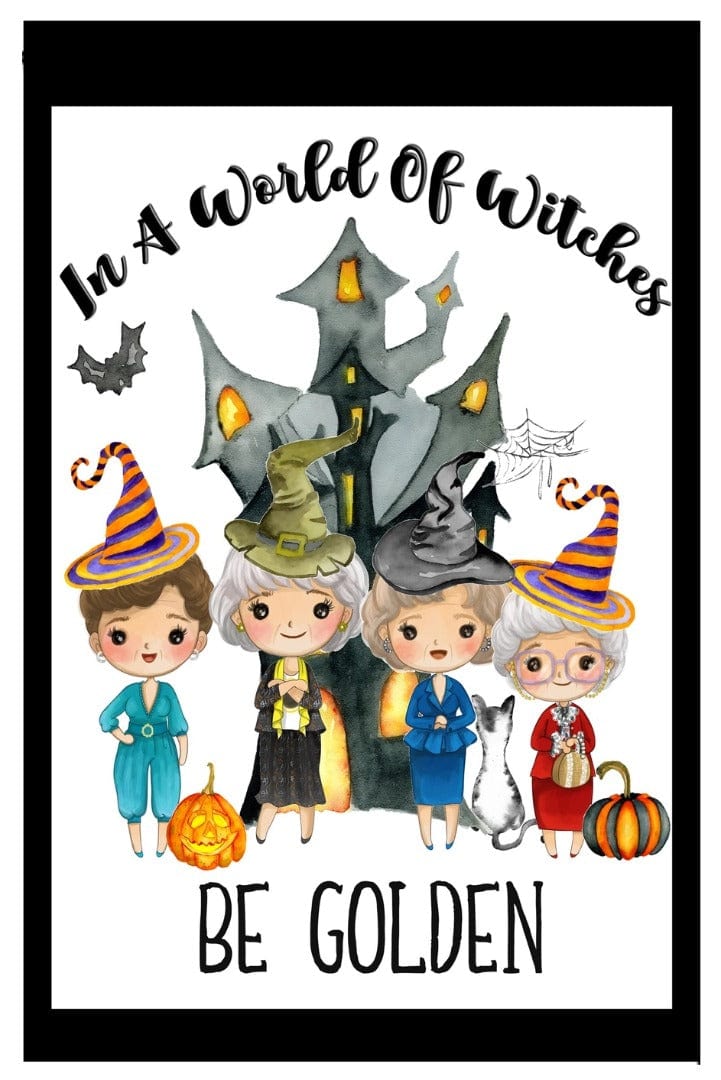 Golden Girls Halloween Garden Flag 2 Sided