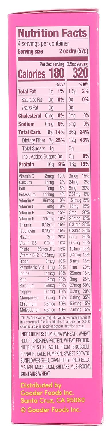 Goodles Loopdy-Loos Pasta, Case of 12 (8 oz.) — Nutrient-Packed Mac & Cheese Alternative