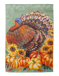 Grateful Gatherings Turkey 2 Sided Garden Flag