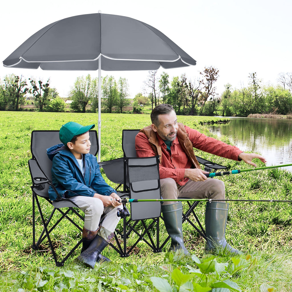 Portable Folding Picnic Double Chair