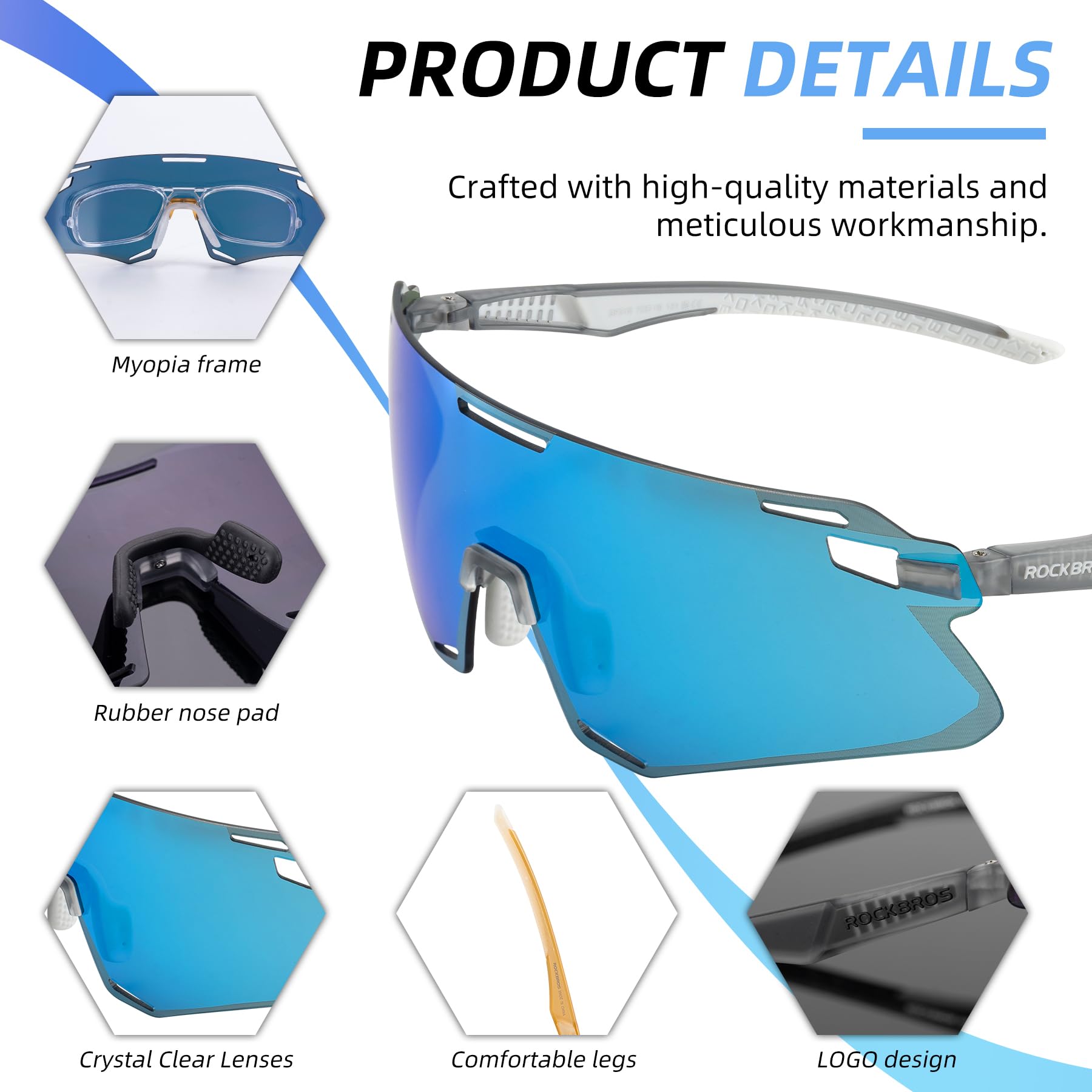 Men's Anti-Blue Light MTB Cycling Sunglasses
