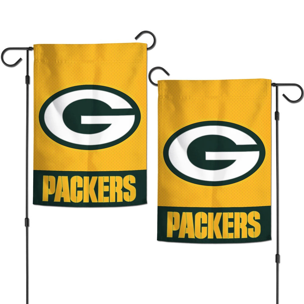 Green Bay Packers Garden Flag 2 Sided Embroidered