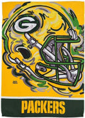 Green Bay Packers Garden Flag 2 Sided Justin Patten