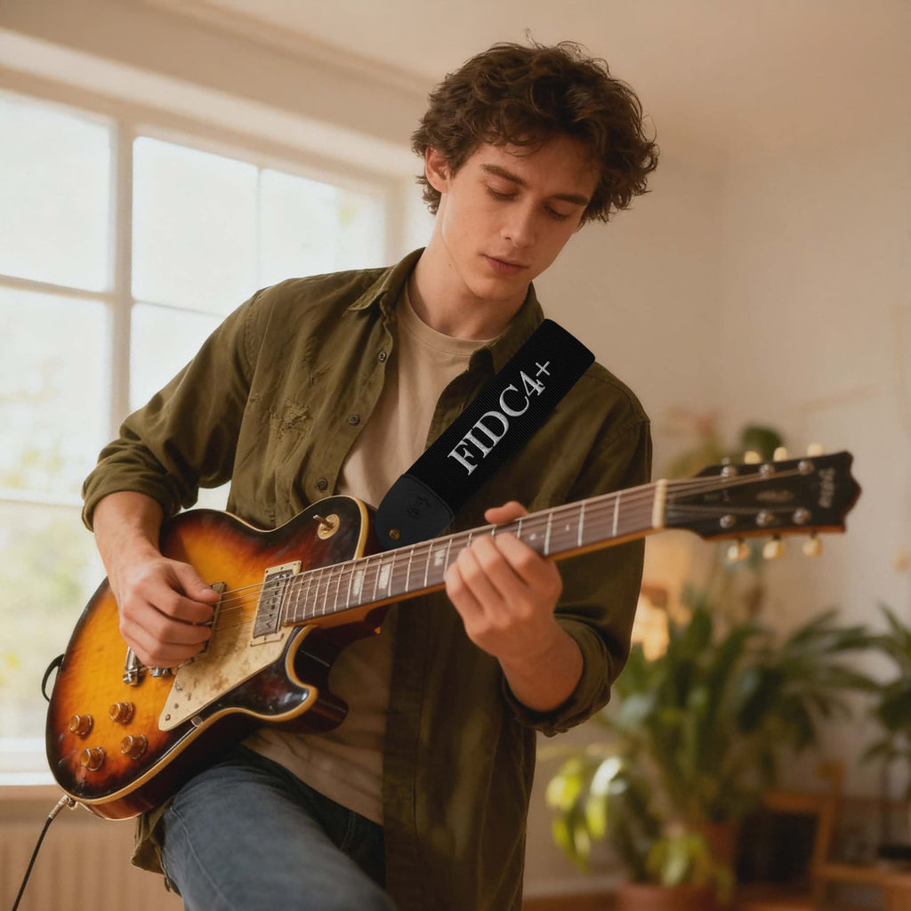 Personalized Guitar Strap for Bass, Electric & Acoustic Guitar