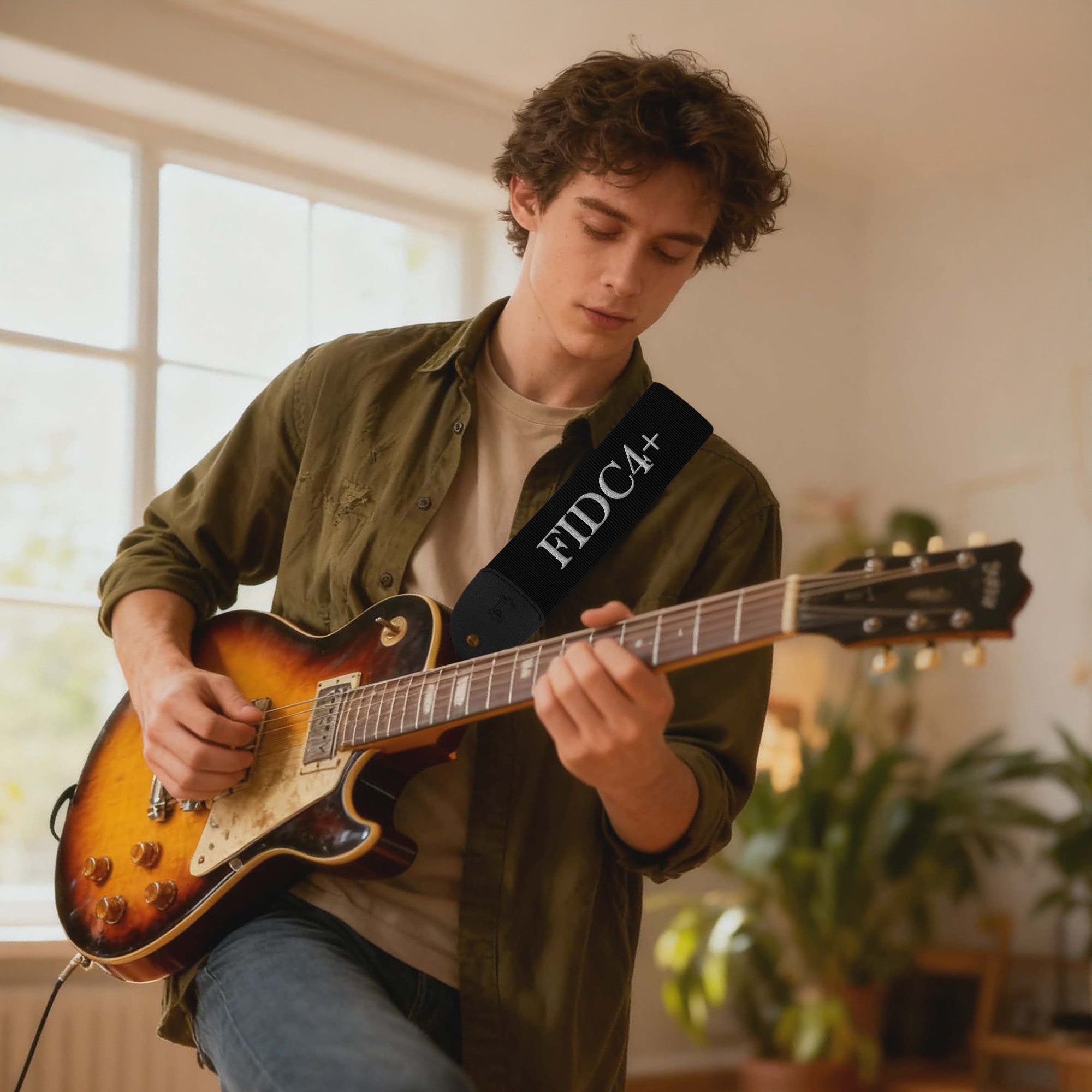 Personalized Guitar Strap for Bass, Electric & Acoustic Guitar
