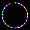 Led Hoops Sports Hoop With LED Light Gymnastic Hoop Colorful Art Show Fitness Hoop Women Loose Weight Home Gym Fitness Equipment