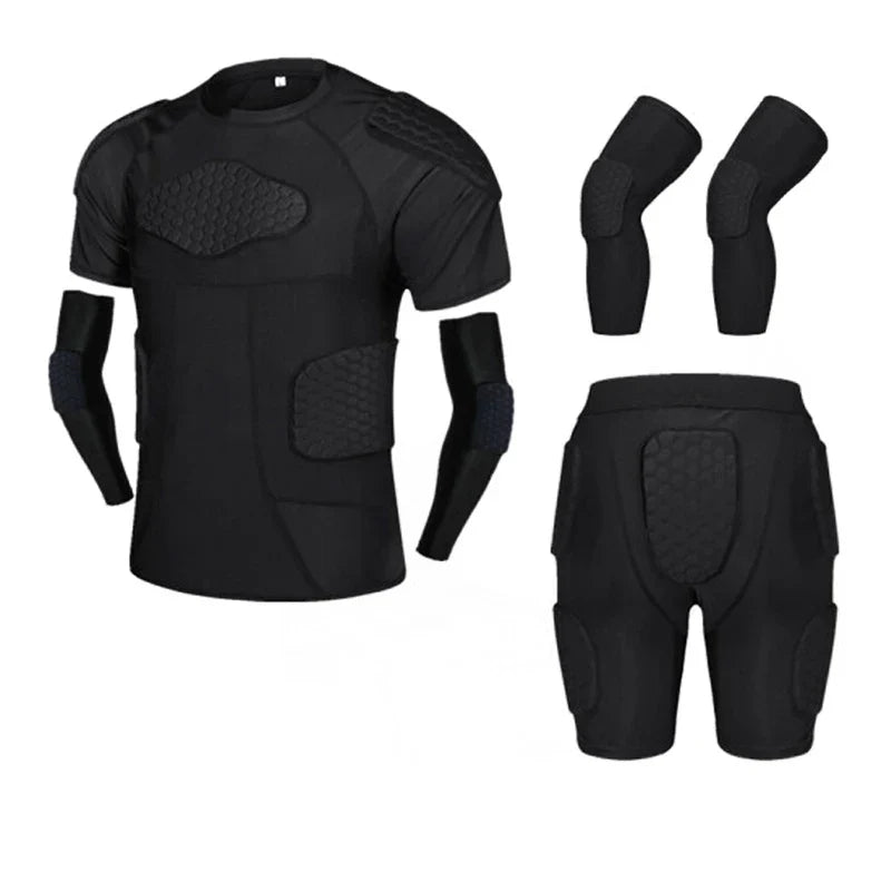 Sports Honeycomb Anti-Collision Suit Anti-Collision T-Shirt Shorts Football Cycling Sports Protective Gear