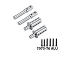 IRonManRc Hobao Vte2 Vt aluminum Front body posts set ( Silver ) HBVTE2201F