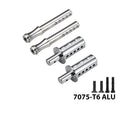 IRonManRc Hobao Vte2 Vt aluminum Rear body posts set ( Silver ) HBVTE2201R