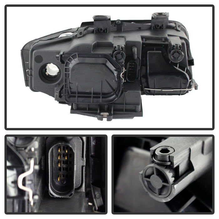 SPYDER Xtune Audi A4 02-05 Halogen Only Crystal Headlights Black HD-JH-AA402-AM-BK 9025938