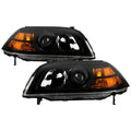SPYDER Xtune Acura Mdx 2004-2006 Crystal Headlights Black HD-JH-AMDX04-AM-BK 9026195