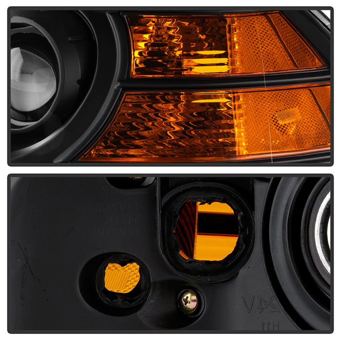 SPYDER Xtune Acura Mdx 2004-2006 Crystal Headlights Black HD-JH-AMDX04-AM-BK 9026195