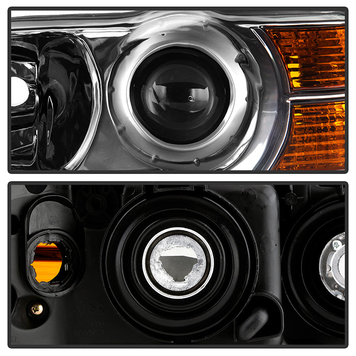 SPYDER Xtune Acura Mdx 2004-2006 Crystal Headlights Chrome HD-JH-AMDX04-AM-C 9026201