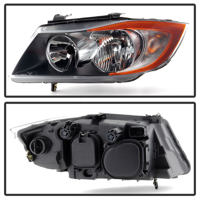 SPYDER xTune BMW E90 06-08 Sedan Halogen Model Only Driver Side Headlights - OEM Left HD-JH-BE90-H-OE-L 9035050