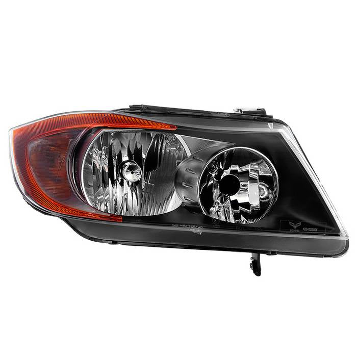 SPYDER xTune BMW E90 06-08 Sedan Halogen Model only Passenger Side Headlight -OEM Right HD-JH-BE90-H-OE-R 9035067