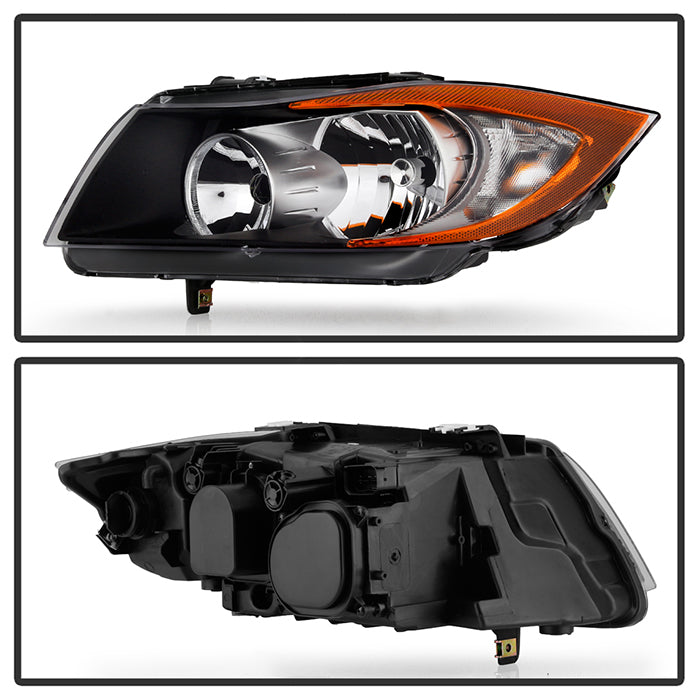 SPYDER 06-08 BMW E90 Sedan Halogen Model Only  OEM Style Headlights - Right and Left 9050015