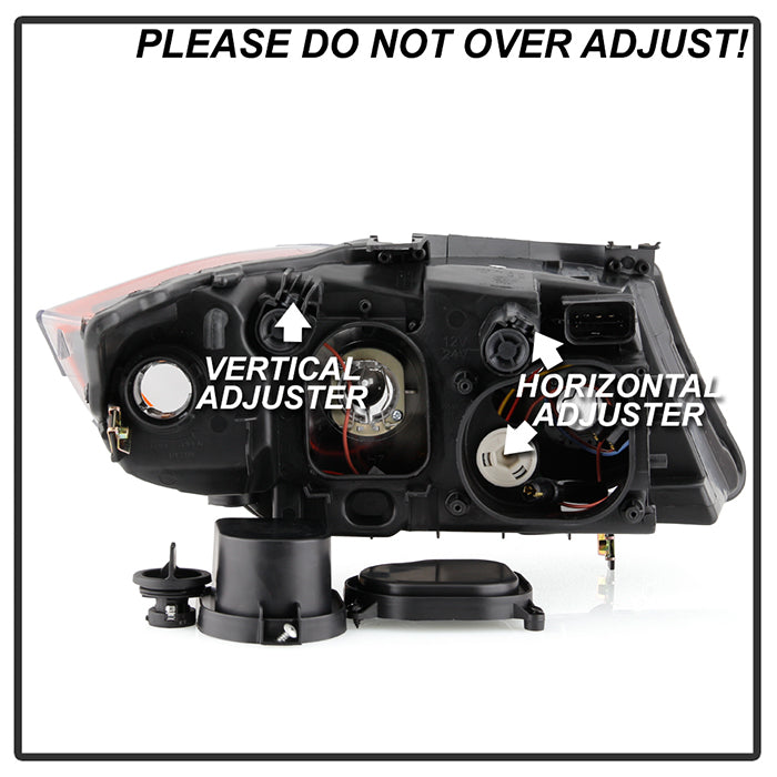SPYDER 06-08 BMW E90 Sedan Halogen Model Only  OEM Style Headlights - Right and Left 9050015