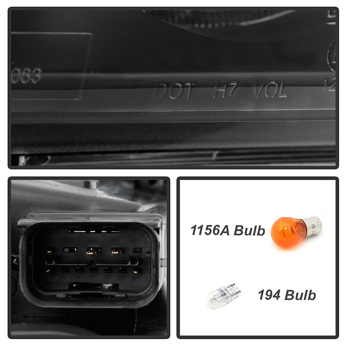 SPYDER 06-08 BMW E90 Sedan Halogen Model Only  OEM Style Headlights - Right and Left 9050015
