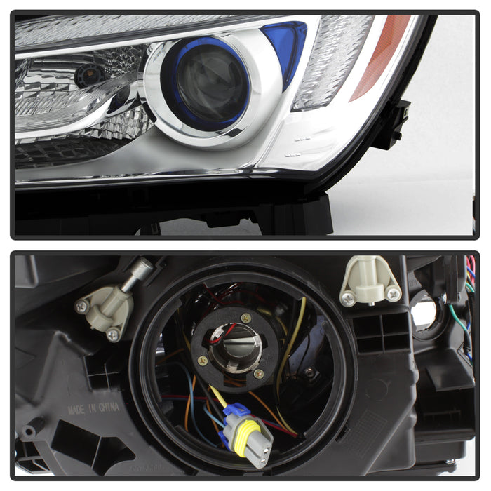 SPYDER xTune 14-16 Buick LaCrosse Halogen LED Headlights - OEM Left HD-JH-BLAC14-OE-L 9937125