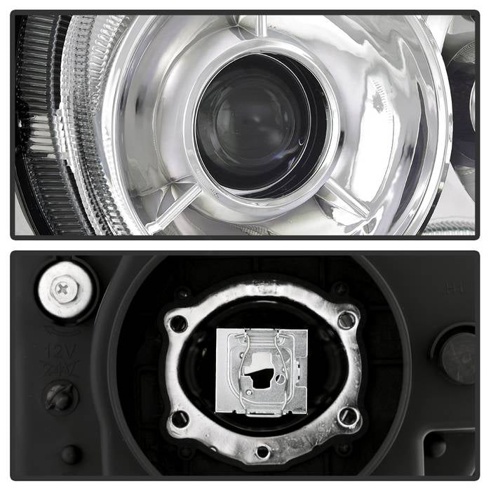 SPYDER xTune 05-10 Chrysler 300C (Excl 300/SRT-8) Halogen Projection Headlights - Chrome (HD-JH-C300C-C) 9044052