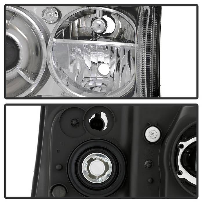 SPYDER xTune 05-10 Chrysler 300C (Excl 300/SRT-8) Halogen Projection Headlights - Chrome (HD-JH-C300C-C) 9044052