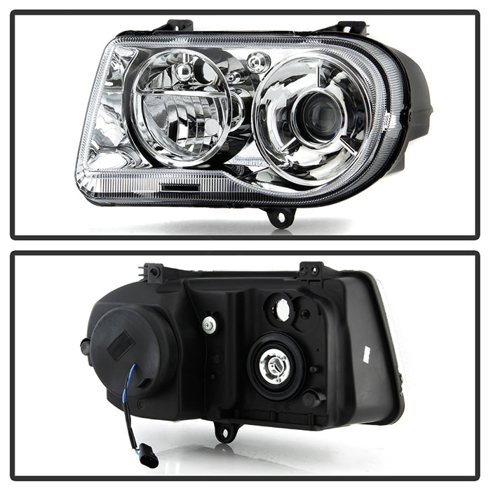 SPYDER Xtune Chrysler 300C w/ Halogen Projection Style Only 05-10 Headlights Left HD-JH-C300C-OEM-L 9026607