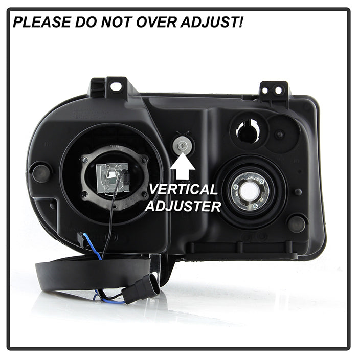 SPYDER Xtune Chrysler 300C w/ Halogen Projection Style Only 05-10 Headlights Smoked HD-JH-C300C-SM 9026591