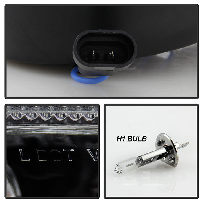 SPYDER Xtune Chrysler 300C w/ Halogen Projection Style Only 05-10 Headlights Smoked HD-JH-C300C-SM 9026591