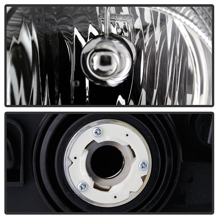 SPYDER Xtune Chrysler 300 05-08 Halogen Non-Projection Style Only Crystal Headlights Chrome HD-JH-C305-HA-C 9026430