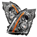SPYDER Xtune Cadillac Cts 08-12 / CTS-V 09-12 Halogen Onlyprojector Headlights Chrome HD-JH-CACTS08-AM-C 9027246