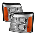 SPYDER Xtune Cadillac Escalade Hid Model Only 2003-2006 OEM Style Headlights Chrome HD-JH-CAES03-HID-C 9029608