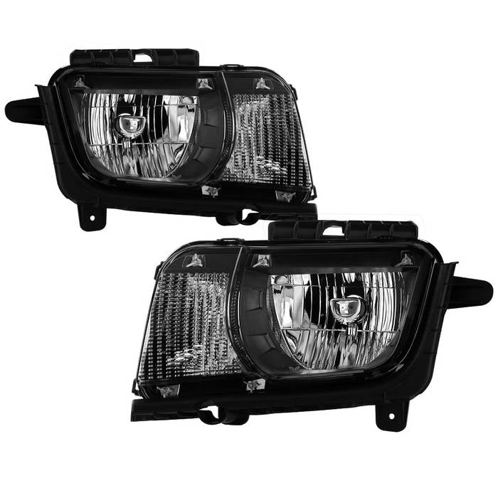 SPYDER xTune 10-13 Chevrolet Camaro OEM Style Halogen Headlights - Black (HD-JH-CCAM10-OE-BK) 9042461
