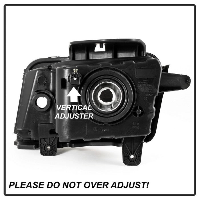 SPYDER xTune 10-13 Chevrolet Camaro OEM Style Halogen Headlights - Black (HD-JH-CCAM10-OE-BK) 9042461