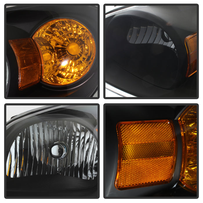 SPYDER Xtune Chevy Cobalt 05-10 Crystal Headlights Black HD-JH-CCOB05-AM-BK 5079794