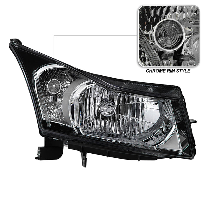 SPYDER xTune Chevy Cruze 11-15 Passenger Side Halogen Headlight - OEM R HD-JH-CCRZ11-OE-R 9937095