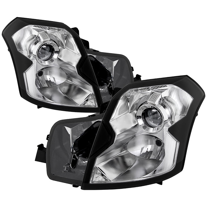 SPYDER Xtune Cadillac Cts 03-07 Crystal Headlights Halogen Model Only Chrome HD-JH-CCTS03-C 9023804