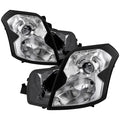 SPYDER Xtune Cadillac Cts 03-07 Crystal Headlights Halogen Model Only Chrome HD-JH-CCTS03-C 9023804