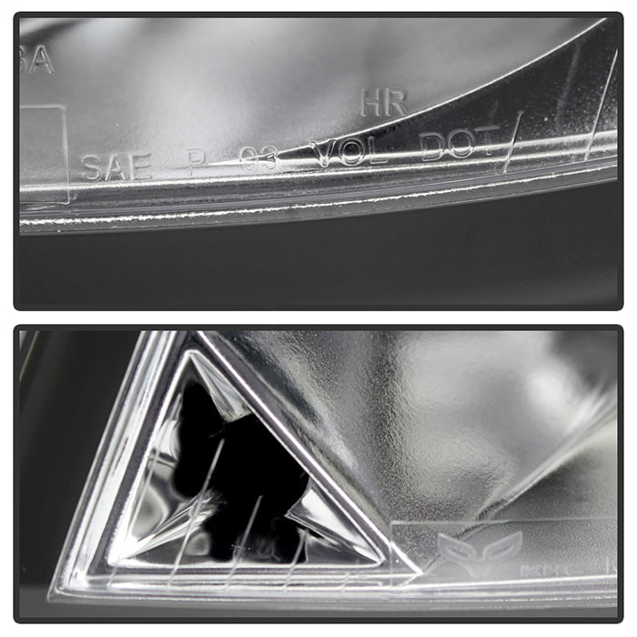 SPYDER Xtune Cadillac Cts 03-07 Crystal Headlights Halogen Model Only Chrome HD-JH-CCTS03-C 9023804