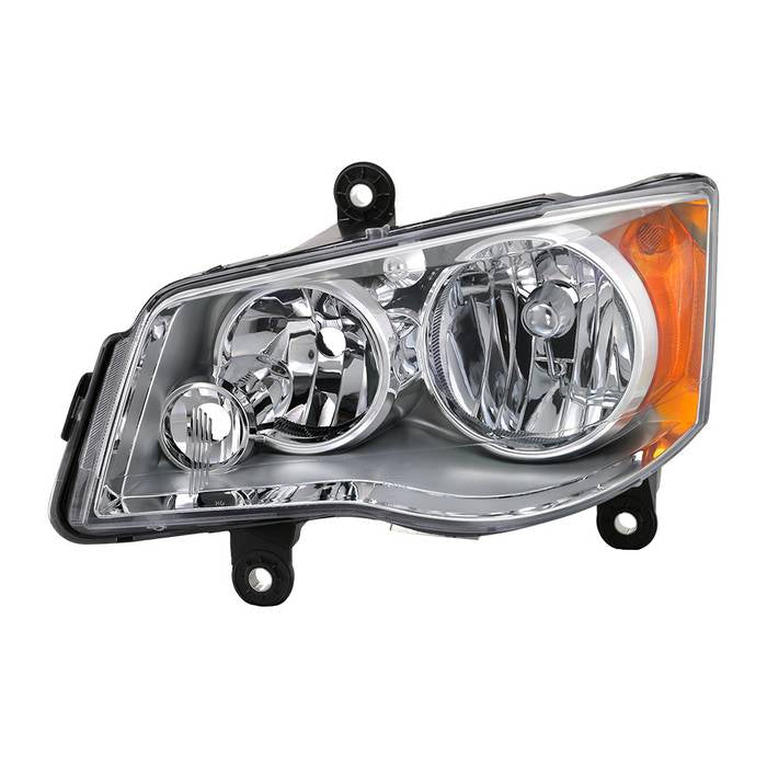 SPYDER xTune 11-17 Dodge Grand Caravan Driver Side Headlights - OEM Left (HD-JH-CHRTC08-OE-L) 9042515