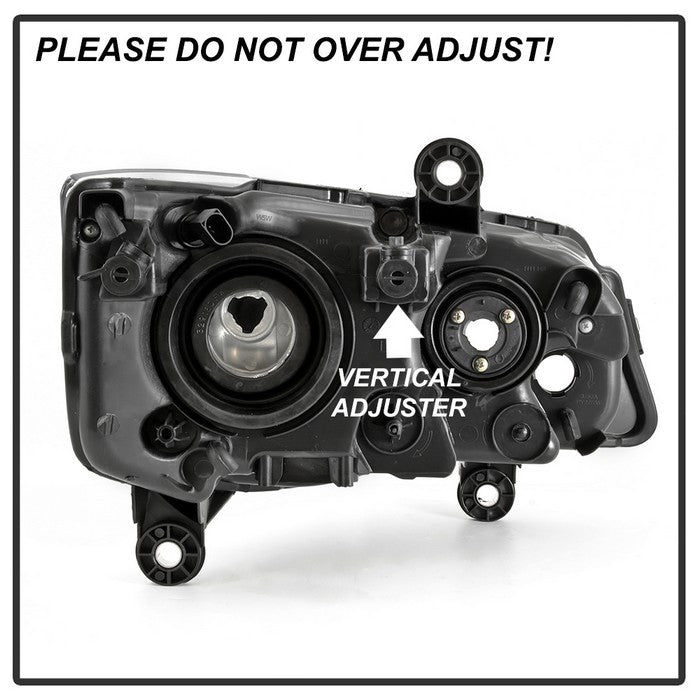 SPYDER xTune 11-17 Dodge Grand Caravan Driver Side Headlights - OEM Left (HD-JH-CHRTC08-OE-L) 9042515