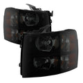 SPYDER Xtune Chevy Silverado 07-13 Crystal Headlights Black Smoked HD-JH-CS07-AM-BSM 9030260