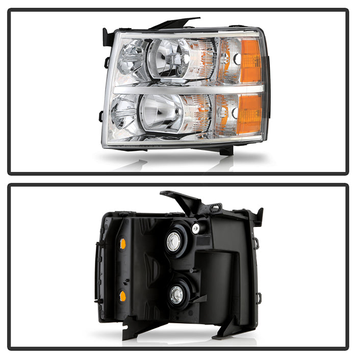 SPYDER Xtune Chevy Silverado 07-13 Crystal Headlights Left HD-JH-CS07-OEM-L 5076960