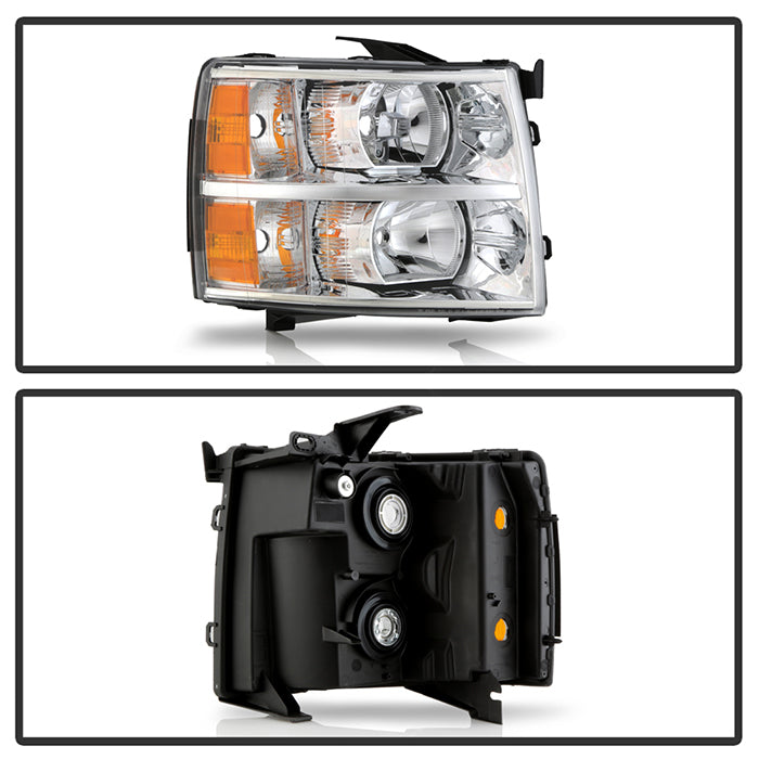 SPYDER Xtune Chevy Silverado 07-13 Crystal Headlights Right HD-JH-CS07-OEM-R 5076977