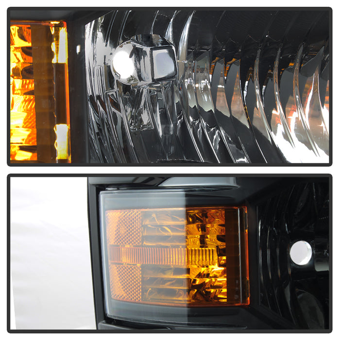 SPYDER Chevrolet Silverado 1500 14-15 (Non-HD) OEM Style Headlights - Black HD-JH-CS14-AM-BK 9040085