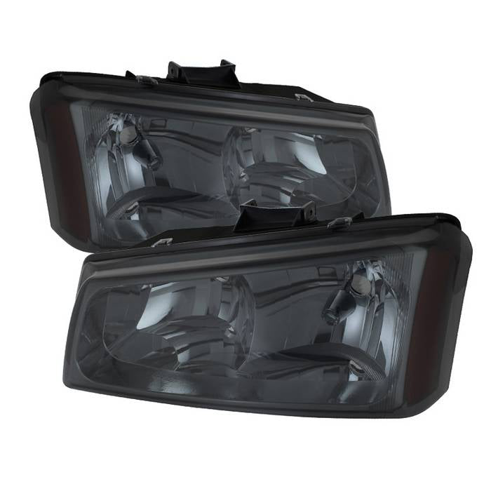 SPYDER Xtune Chevy Silverado 1500/2500/3500 03-06 Crystal Headlights Smoke HD-JH-CSIL03-SM-AM 5072269