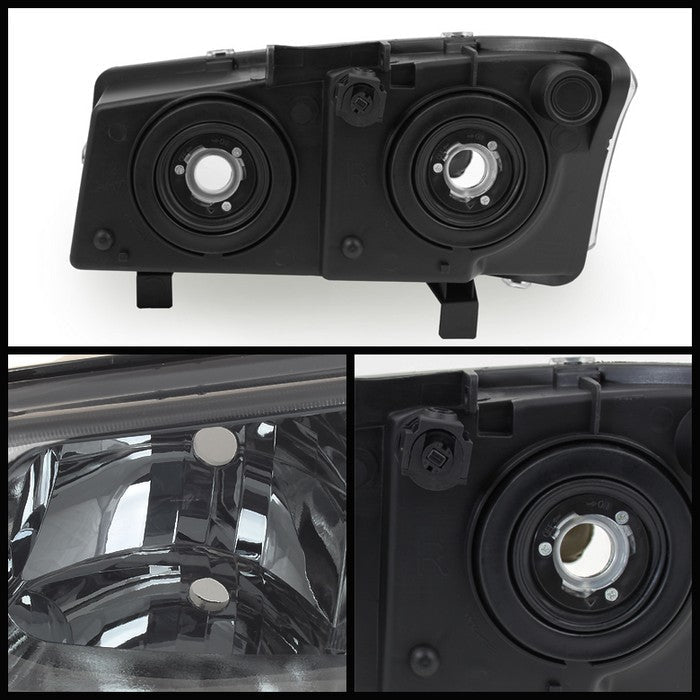 SPYDER Xtune Chevy Silverado 1500/2500/3500 03-06 Crystal Headlights Smoke HD-JH-CSIL03-SM-AM 5072269