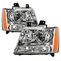 SPYDER Xtune Chevy Suburban 1500/2500 07-14 Crystal Headlights Chrome HD-JH-CSUB07-AM-C 9022760